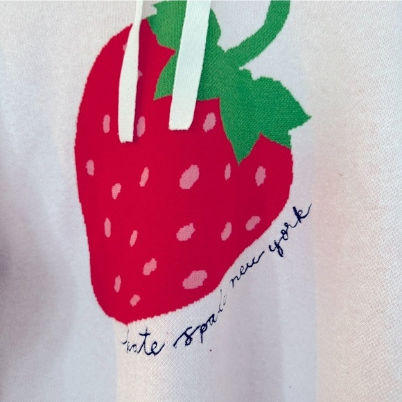 Kate Spade New York x Target Strawberry Hooded Sweatshirt XL - Picture 4 of 8